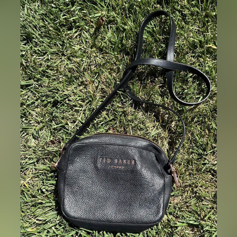 Ted Baker Black Belt Bag with Minimalist Design